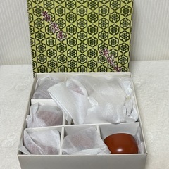 未使用　常滑焼　急須　湯呑み5客セットの画像