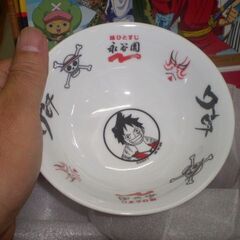  ワンピース　茶碗　永谷園懸賞当選品　当選の紙はないです。の画像