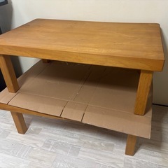  
【商談中】木製ローテーブル(2台 ) の画像