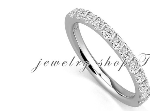 ラボグロウンエタニティフルダイヤリング