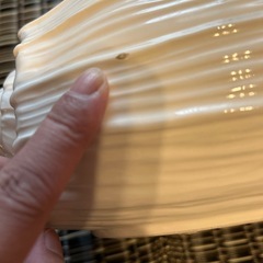 Goto JAPAN　傷あり貝殻陶器　花器フラワーベースの画像