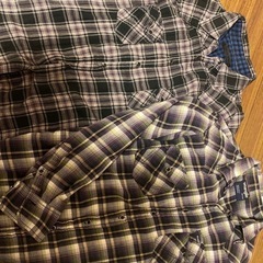 メンズネルシャツ　2枚セットの画像