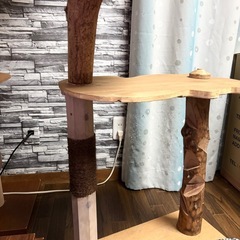天然木製　完全手作り　キャットタワー　匠の画像