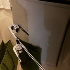 アイリスプラザお洒落レトロ冷蔵庫ブラックPRR-082D-B 1人暮らしミニ81Lの画像