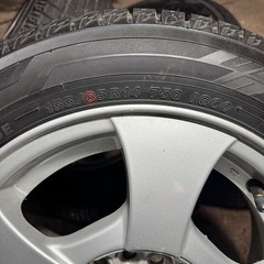 バリ目！　155/65R14   スタッドレス　アルミホイール付きの画像
