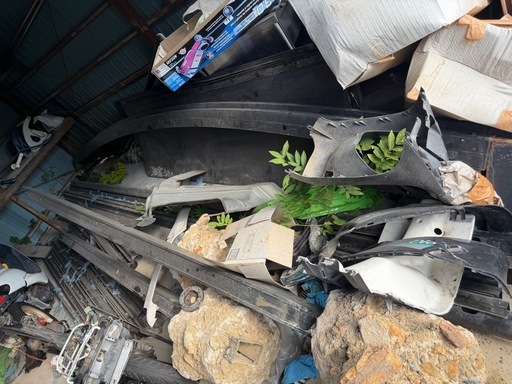 カーポート　二台用　　取り外しずみ済み