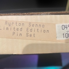 Ayrton Senna Limited Edition Pin Setの画像