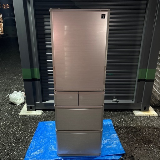 （美品・清掃済）SHARP 冷蔵庫 SJ-W412E-S 2019年製