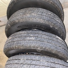 程度良し軽貨物アルミタイヤセットの画像