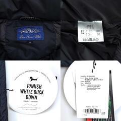【未使用】ナンガ Blue Snow White 別注 オリジナル ダウン ジャケット M ブラック E1AB05F1 メンズ NANGAの画像