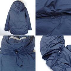 【未使用】ナンガ Blue Snow White 別注 オリジナル ダウン ジャケット L ネイビー E1AB07G5 メンズ NANGAの画像