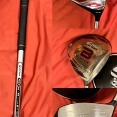 男性　右利き　ゴルフセット9本　ドライバー、アイアン、ウェッジ56ど度、パターの画像