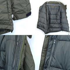 【未使用】ナンガ Blue Snow White 別注 オリジナル ダウン ジャケット XL カーキ E1AB10H5 メンズ NANGAの画像