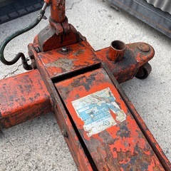 ジャンク品！オリオンテクノ　エアージャッキ　ガレージジャッキ　SA-1.2A 1.2TONの画像