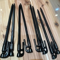 【キャンプ用品】【アソビト】【ペグケース】【ペグ8本】クリーニング済み【管理番号1101】野の画像