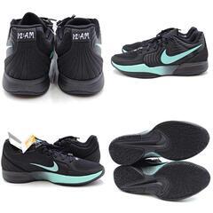 【未使用】ナイキ JA 2 EP Tiffany Swoosh ジャ2 ティファニー スウッシュ 28.5cm ブラック×ターコイズ FD7327-003 NIKE ジャ・モラント スニーカーの画像
