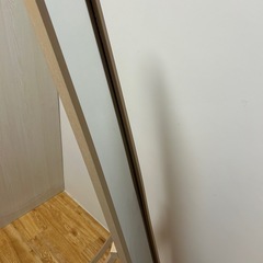 【️取引確定】【️全身鏡】木製スタンドミラー  HB-2715P（不二貿易）ナチュラル系デザイン✨ の画像