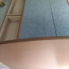 札幌市近郊にお住まいの方限定！送料無料！大塚家具 収納付きシングルベッドフレームの画像