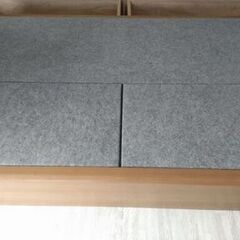 札幌市近郊にお住まいの方限定！送料無料！大塚家具 収納付きシングルベッドフレームの画像