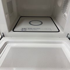 ◎無印良品 MUJI 電子レンジ 美品 MJ-SER18A 2020年製 動作品 ホワイト 説明書付
の画像