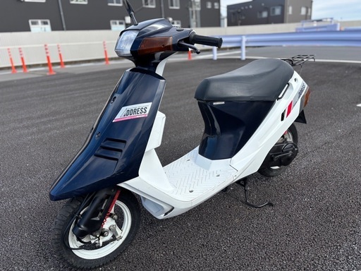 ⭐️アドレス快速2スト❗️初期モデル⭐️タイヤ・プラグ・メーターケーブルなど新品交換⭐️50cc原付スクーター⭐️