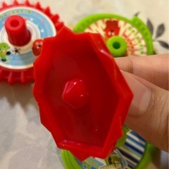 ガチャピン ムック コマ8個セット 子供の画像