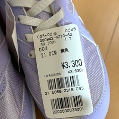 女の子　未使用　靴　21センチの画像