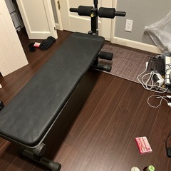 筋トレマット、バーベルの画像