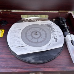 FUZE レトロ調レコードプレーヤー CLS50 レコード/CD/カセット/ラジオの画像