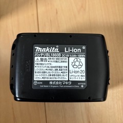 マキタ純正バッテリー　BL1860の画像