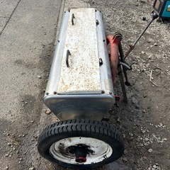 STAR 肥料散布機 ライムソワー トラクター　　石灰　施肥　肥料まき　トラクター　アタッチメント　作業機　MLS120ライムソーワ スター農機　スター　トップリンク付き　宮崎の画像