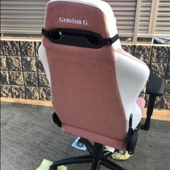 Gravina G ゲーミングチェア　コーラルピンクの画像