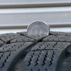 No.143 オールシーズンタイヤ155/65/14 4H PCD100 スチールホイール付4本セットの画像