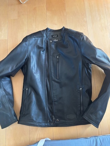 KADOYA カワサキ　レザージャケット バイクウェア ブラック