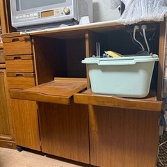 収納棚　キッチン収納　レンジボードの画像