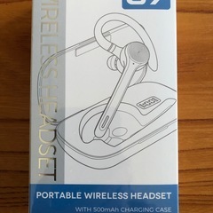 ヘッドセット ワイヤレスイヤホン 500mAhの画像