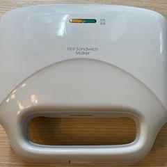 ニトリ　ワイドホットサンドメーカー　TK-2927S 説明書、箱あり の画像