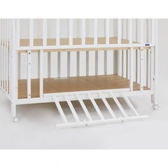 KATOJI（カトージ）ベビーベッド 子供ベッド 白/ホワイト(製番:02034)の画像