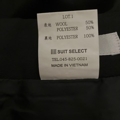 リクルートスカート　SUIT SELECT 黒の画像