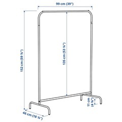 IKEA ハンガーラック 5つセットの画像