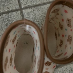 子ども用 雨靴 15cmの画像