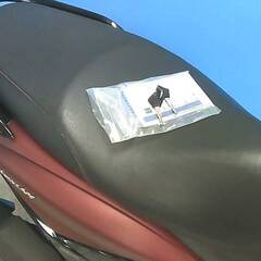 SUZUKI バーグマン125 M赤 エンジン始動動画 自賠責保険で乗れます 半額配送キャンペーン 現状渡し諸経費￥0- 横浜 P-Yardの画像