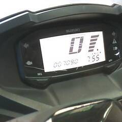 SUZUKI バーグマン125 M赤 エンジン始動動画 自賠責保険で乗れます 半額配送キャンペーン 現状渡し諸経費￥0- 横浜 P-Yardの画像