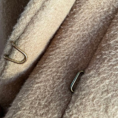 IENA ラムウール　ロングコート　ノーカラーの画像