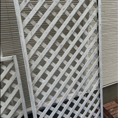 【大幅値下げ！！】ガーデニング木製フェンスホワイトの画像