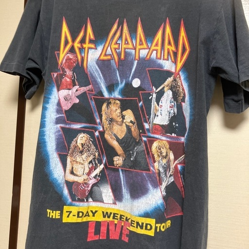 ヴィンテージTシャツ DEF LEPPARD The 7-Day Weekend Tour LIVE　