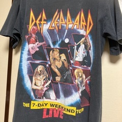 ヴィンテージTシャツ DEF LEPPARD The 7-Day Weekend Tour LIVE　の画像