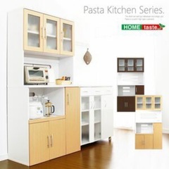 食器棚 幅90cmの画像