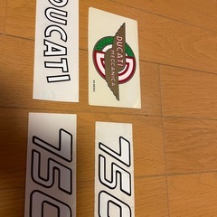 古いドカティ用ステッカーの画像