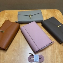 スマホ収納 ショルダーバック お財布 スマホバック 斜めがけの画像